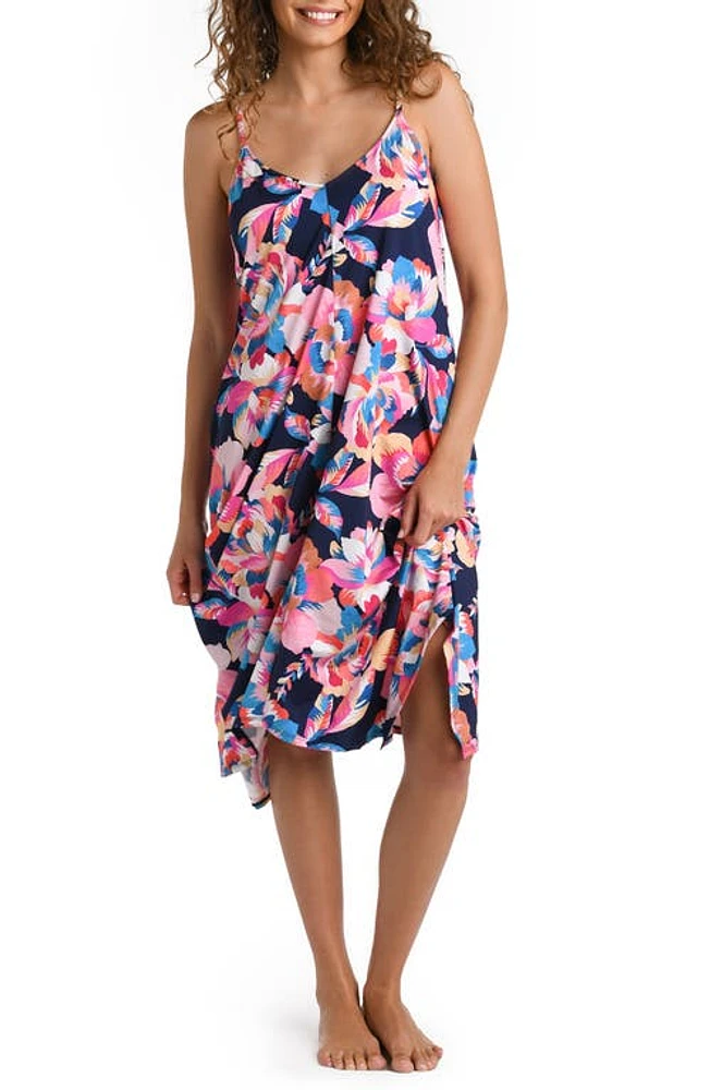 La Blanca Cover-Up Scarf Dress Indigo at Nordstrom,