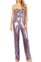 Dress the Population Andy Sequin Strapless Jumpsuit Multi at Nordstrom,