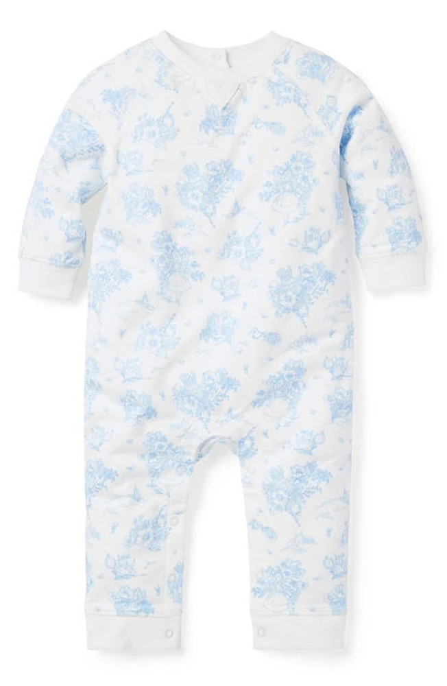 Janie and Jack x Disney Alice in Wonderland French Terry Romper in White Multi at Nordstrom, Size 0-3M