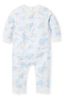 Janie and Jack x Disney Alice in Wonderland French Terry Romper in White Multi at Nordstrom, Size 0-3M