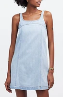 Madewell Denim A-Line Sleeveless Minidress Fitzgerald Wash at Nordstrom,