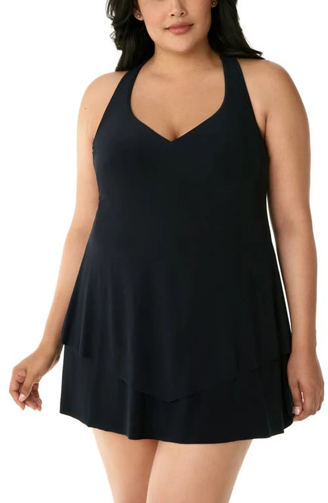 Magicsuit Taylor Tankini Top in Black at Nordstrom, Size 24W