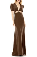 Mac Duggal Cutout Column Gown at Nordstrom,