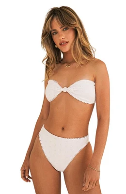 Dippin Daisys Piper Cheeky Bikini Bottom White at Nordstrom,