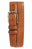 Torino Belts Glazed Leather Belt Brandy at Nordstrom,