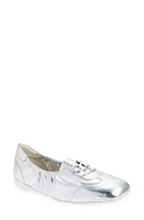 Jeffrey Campbell Scrimmage Flat Silver White at Nordstrom,