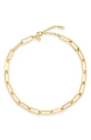 Melinda Maria Carrie Chain Link Necklace in Gold at Nordstrom