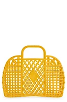 Ruby & Ry Kids' Basket Weave Tote in Yellow at Nordstrom