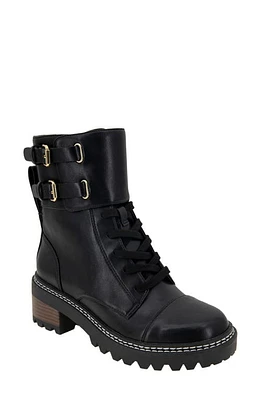 bcbg Curtis Lug Boot Black at Nordstrom,