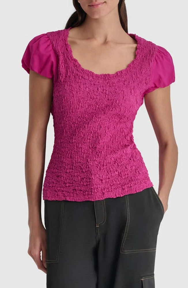 DKNY Puff Sleeve Top at Nordstrom,