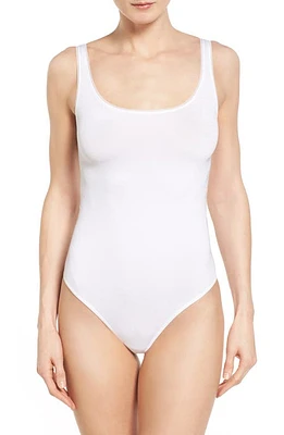 Wolford Jamaika Thong Bodysuit White at Nordstrom,