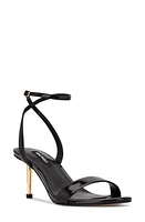 Nine West Anny Sandal Black Patent at Nordstrom,