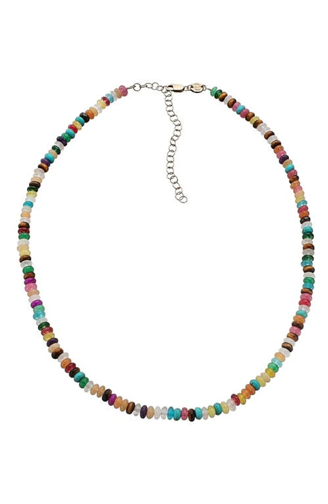 Jennifer Zeuner Uma Quartz Beaded Necklace in Yellow Gold at Nordstrom