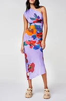 Smythe Poppy Print One-Shoulder Asymmetric Dress at Nordstrom,