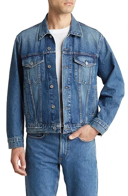 Citizens of Humanity Bamford Organic Cotton Denim Trucker Jacket Siren at Nordstrom,