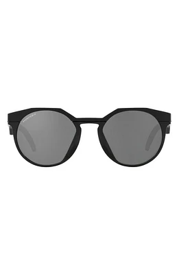 Oakley HSTN 52mm Prizm Round Sunglasses in Matte Black at Nordstrom