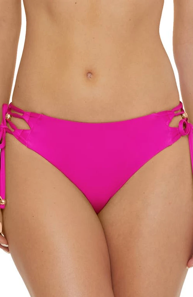 Trina Turk Monaco Side Tie Bikini Bottoms Stargazer at Nordstrom,