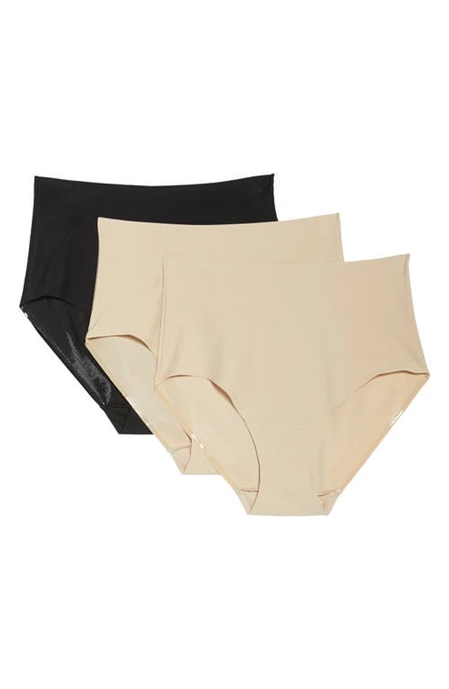 TC 3-Pack Matte Micro Briefs Nude/Black at Nordstrom,