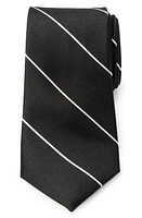 Cufflinks, Inc. Black Stripe Silk Tie at Nordstrom