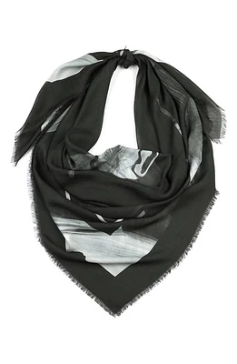 AllSaints Arches Ramskull Square Scarf in Black at Nordstrom