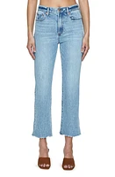 Pistola Ally Raw Step Hem High Waist Crop Bootcut Jeans Provence Vintage at Nordstrom,