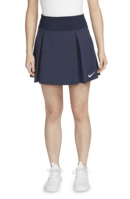 Nike Club Dri-FIT Skirt in Obsidian/White at Nordstrom, Size X-Small Regular