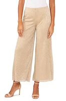 Chaus Metallic Mesh Palazzo Pants Gold at Nordstrom,