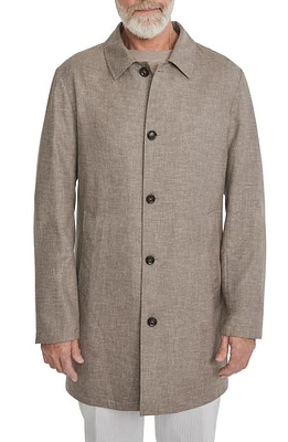 Jack Victor Hans Wool Raincoat Tan at Nordstrom,