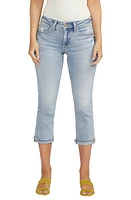 Silver Jeans Co. Britt Curvy Low Rise Capri Indigo at Nordstrom,