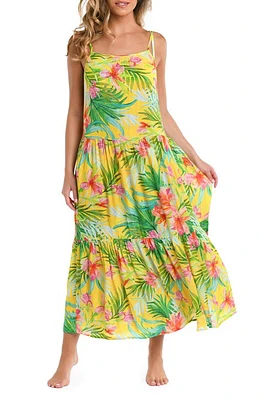 La Blanca Calypso Cover-Up Dress Yellow Multi at Nordstrom,