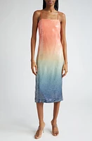 Veronica Beard Leda Sequin Midi Dress Ombre Multi at Nordstrom,