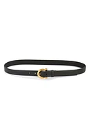 FERRAGAMO Gancino Calfskin Leather Belt in Nero at Nordstrom, Size 100