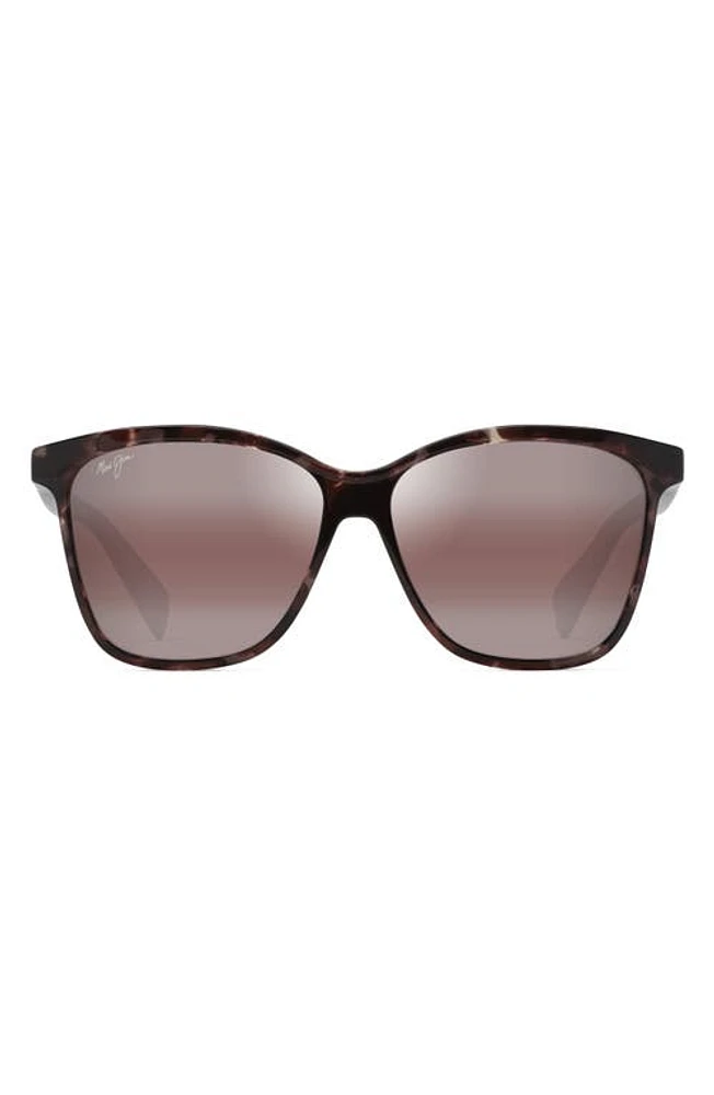 Maui Jim Liquid Sunshine 58mm PolarizedPlus2 Sunglasses in Red Tortoise at Nordstrom