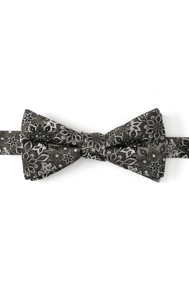 Cufflinks, Inc. Kaleido Floral Charcoal Silk Bow Tie in Black at Nordstrom