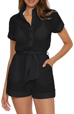 Becca Cabana Semisheer Cover-Up Romper at Nordstrom,