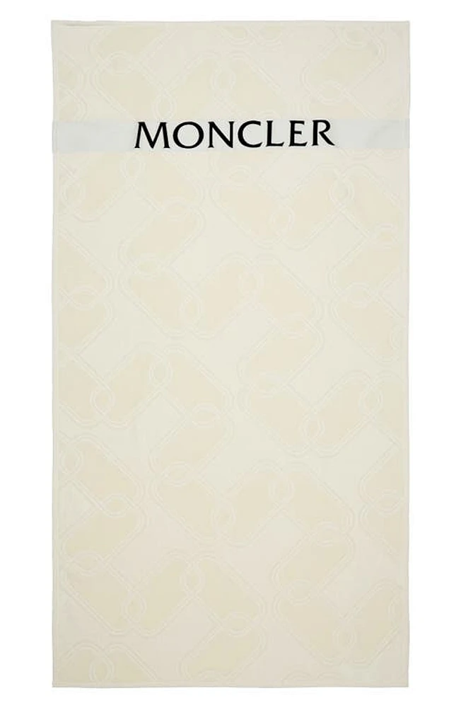 Moncler Archivio DNA Beach Towel in Antique White at Nordstrom