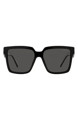 Prada 56mm Square Sunglasses in Black at Nordstrom