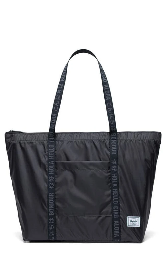 Herschel Supply Co. Portland Packable Tote in Black at Nordstrom