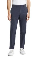 BOSS Drax Slim Fit Water Repellent Flat Front Pants in Dark Blue at Nordstrom, Size 32