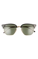 Ray-Ban Clubmaster 55mm Square Sunglasses in Black at Nordstrom