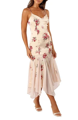 Petal & Pup Cinta Floral Midi Dress Cream at Nordstrom,