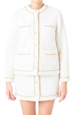 Endless Rose Chain Trim Jacket at Nordstrom,