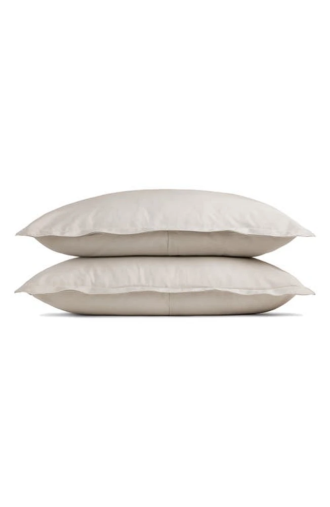 Parachute Set of 2 Sateen Shams in Bone at Nordstrom