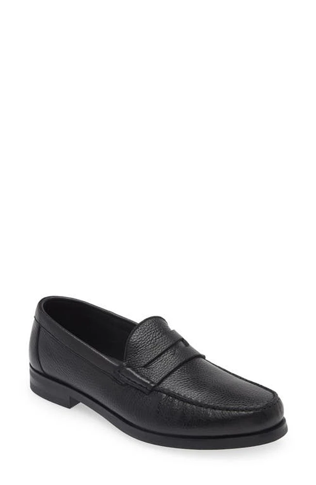 Canali Penny Loafer Black at Nordstrom,