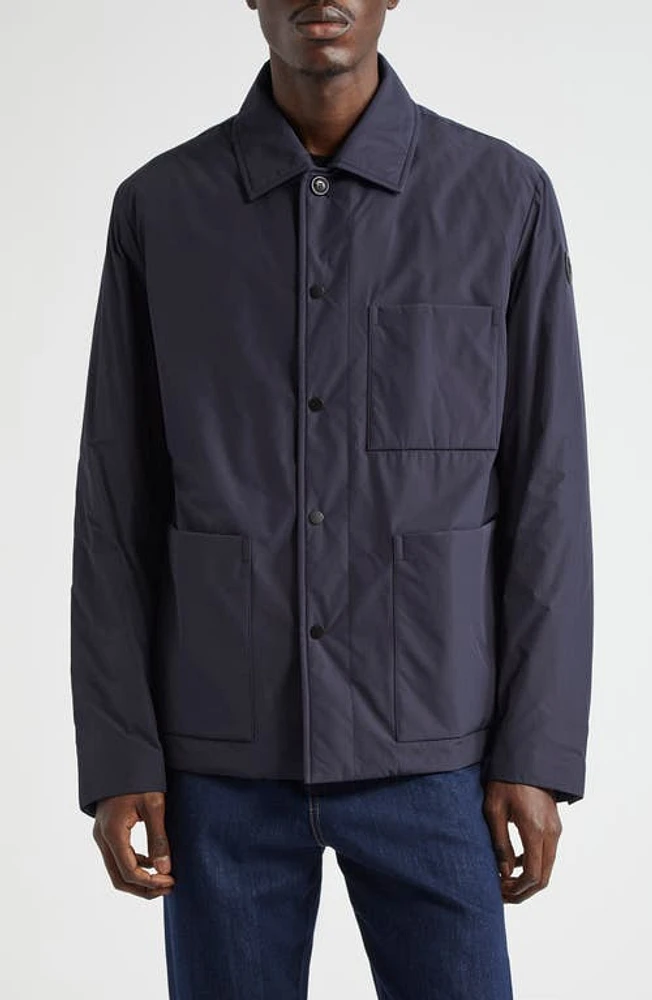 Moncler Cougourde Three-Pocket Chore Jacket Navy Blue at Nordstrom,