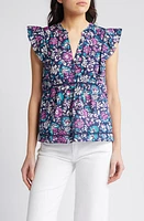 Rails Misha Floral Cotton Top Woodblock at Nordstrom,