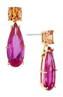 Nadri Watercolor Cubic Zirconia Drop Earrings in Gold at Nordstrom