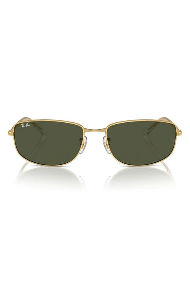 Ray-Ban 56mm Irregular Sunglasses in Gold Flash at Nordstrom