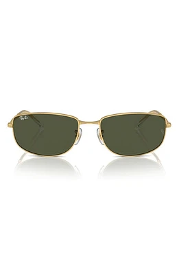 Ray-Ban 56mm Irregular Sunglasses in Gold Flash at Nordstrom