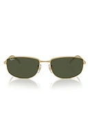 Ray-Ban 56mm Irregular Sunglasses in Gold Flash at Nordstrom